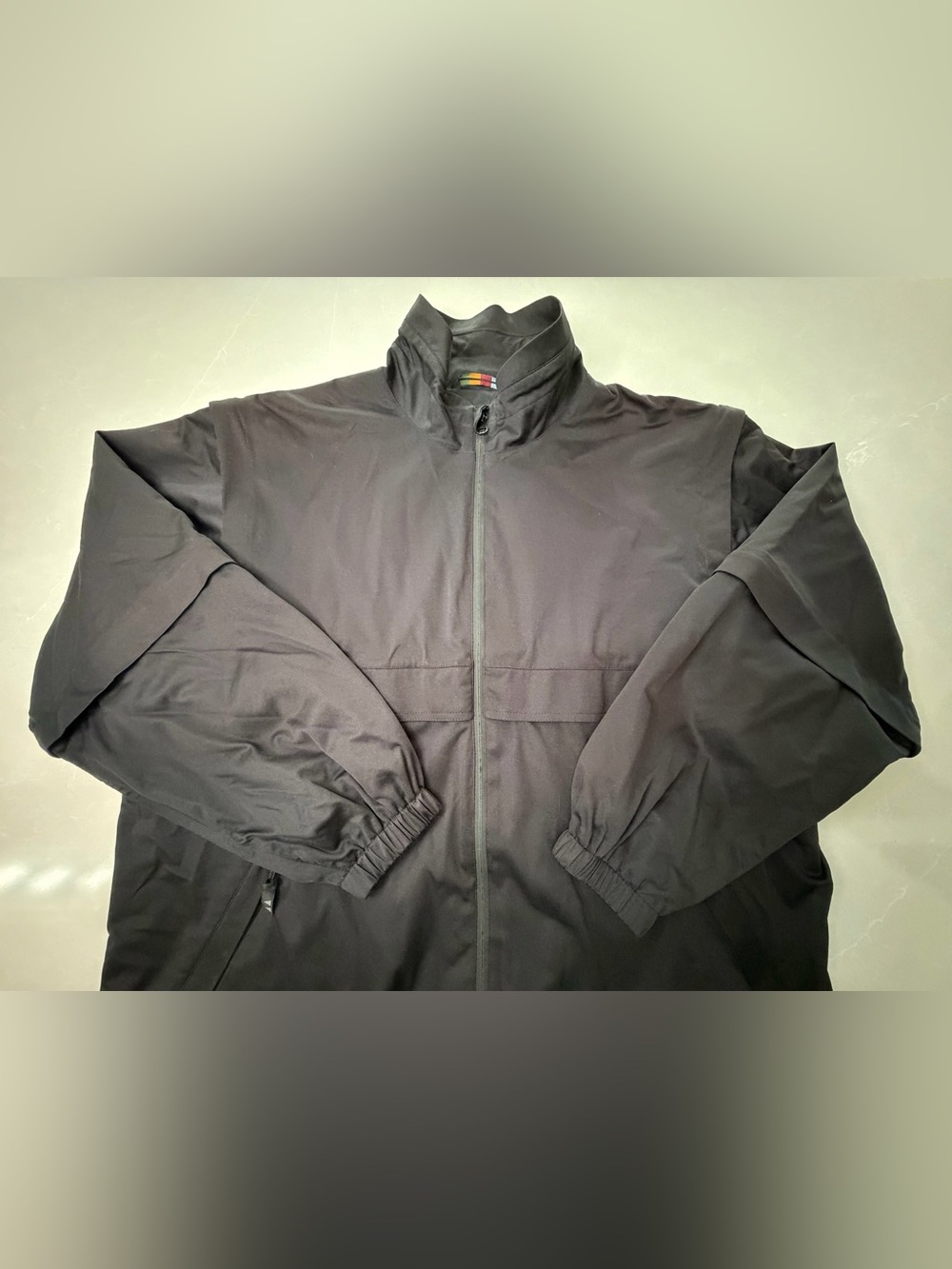 Greg Norman Collection Play Dry Men's Black Convertible Windbreaker Jacket, XL - Picture 2 of 15